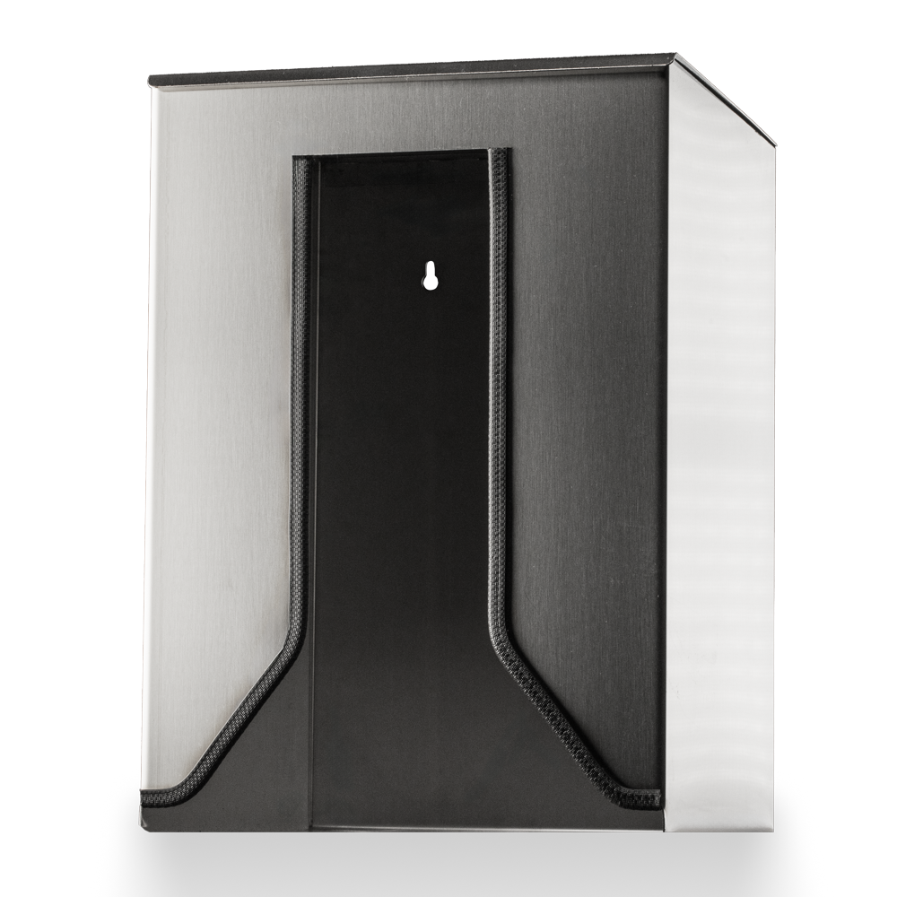 Dispensador universal, dimensiones 283 x 308 x 402 mm, acero inoxidable