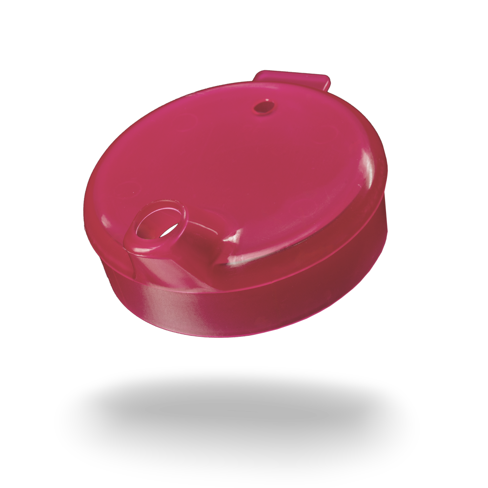 Tapa de taza de pico de PP, rojo, 12x10 mm para 250 ml: comprar la tapa de polipropileno para taza de pico como material para pacientes.