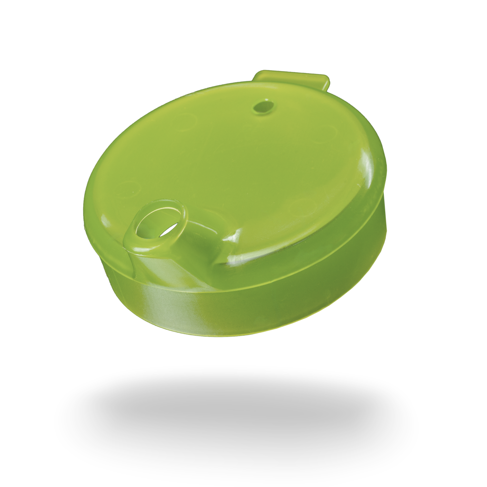Tapa de taza de pico de PP, amarilla, 12x10 mm para 250 ml: comprar tapa de polipropileno para taza de pico como material para pacientes.