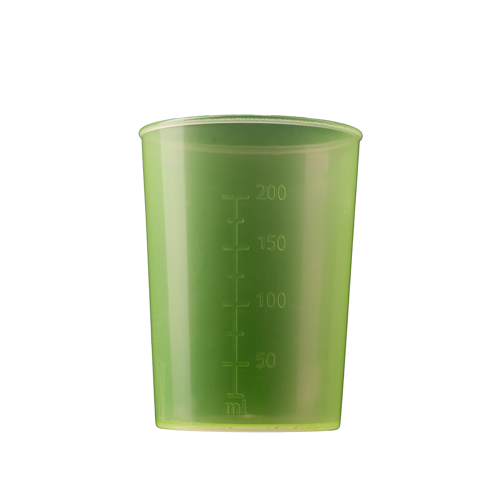 Parte inferior de la taza del pico, amarillo, 250 ml: comprar la base del platillo de polipropileno como material para el paciente.