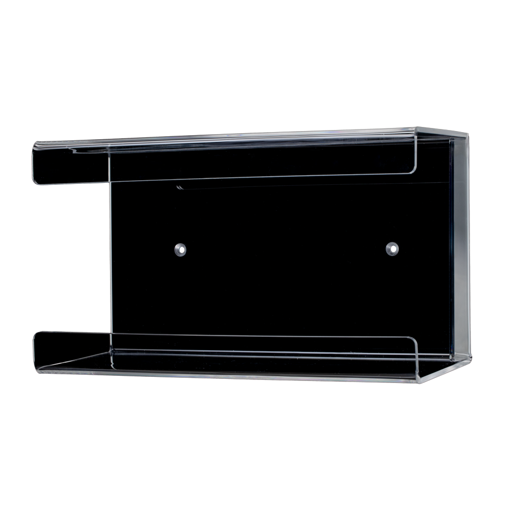 Dispensador de guantes desechables, soporte de dispensador de guantes, 250 x 130 x 75 mm, transparente, acrílico: comprar Dispensador para la extracción individual higiénica y fácil de cajas de guantes.