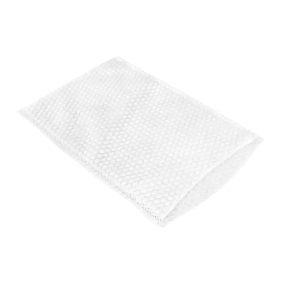 Franela desechable 3D, blanca, de molton, Med-Comfort: comprar franela desechable 3D de molton con costura ultrasónica higiénica, como artículo desechable práctico.