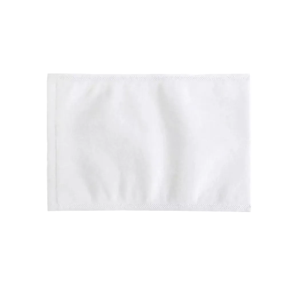Toallita desechable, blanca, de vellón, Eco-Plus: comprar franela desechable de vellón hidrófilo con costura ultrasónica higiénica como artículo desechable práctico.