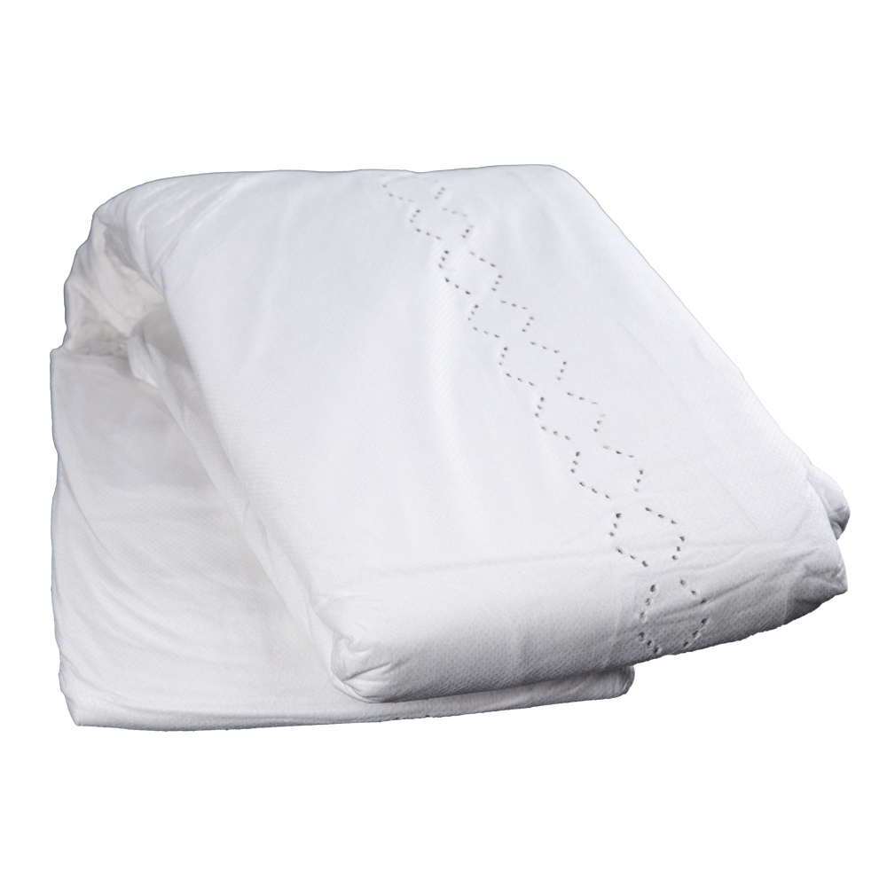 Manta desechable de PP, color blanco, 9 capas, 110 x 190 cm, Med-Comfort