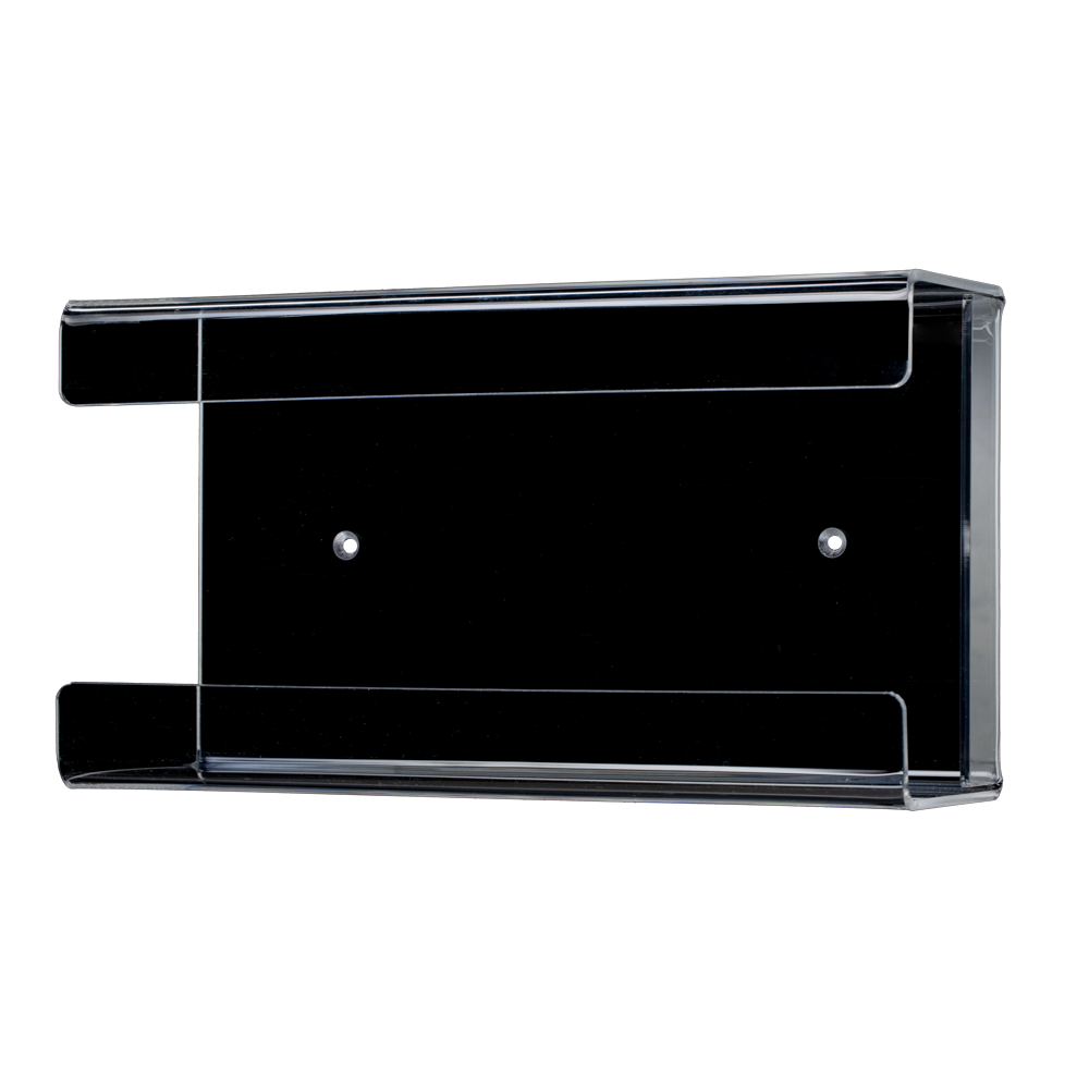 Dispensador de guantes desechables, soporte de dispensador de guantes, 250 x 135 x 95 mm, transparente, acrílico: comprar Dispensador para la extracción individual higiénica y fácil de cajas de guantes.