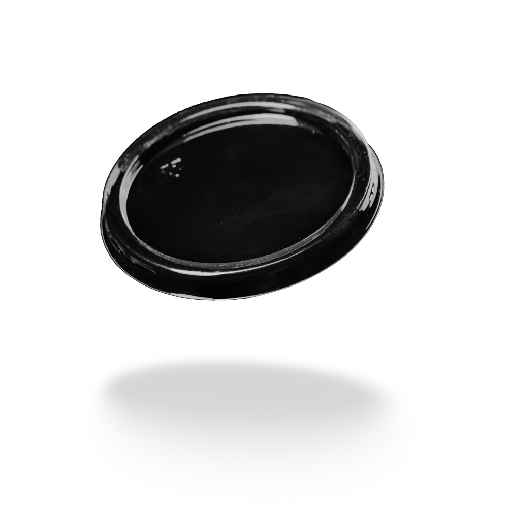 Tapas para vasos de enjuague bucal de 150, 180 y 200 ml, transparentes, de película PET