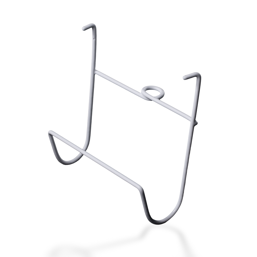 Soporte para bolsas de orina, diámetro 4,2 mm, blanco, Top-Comfort