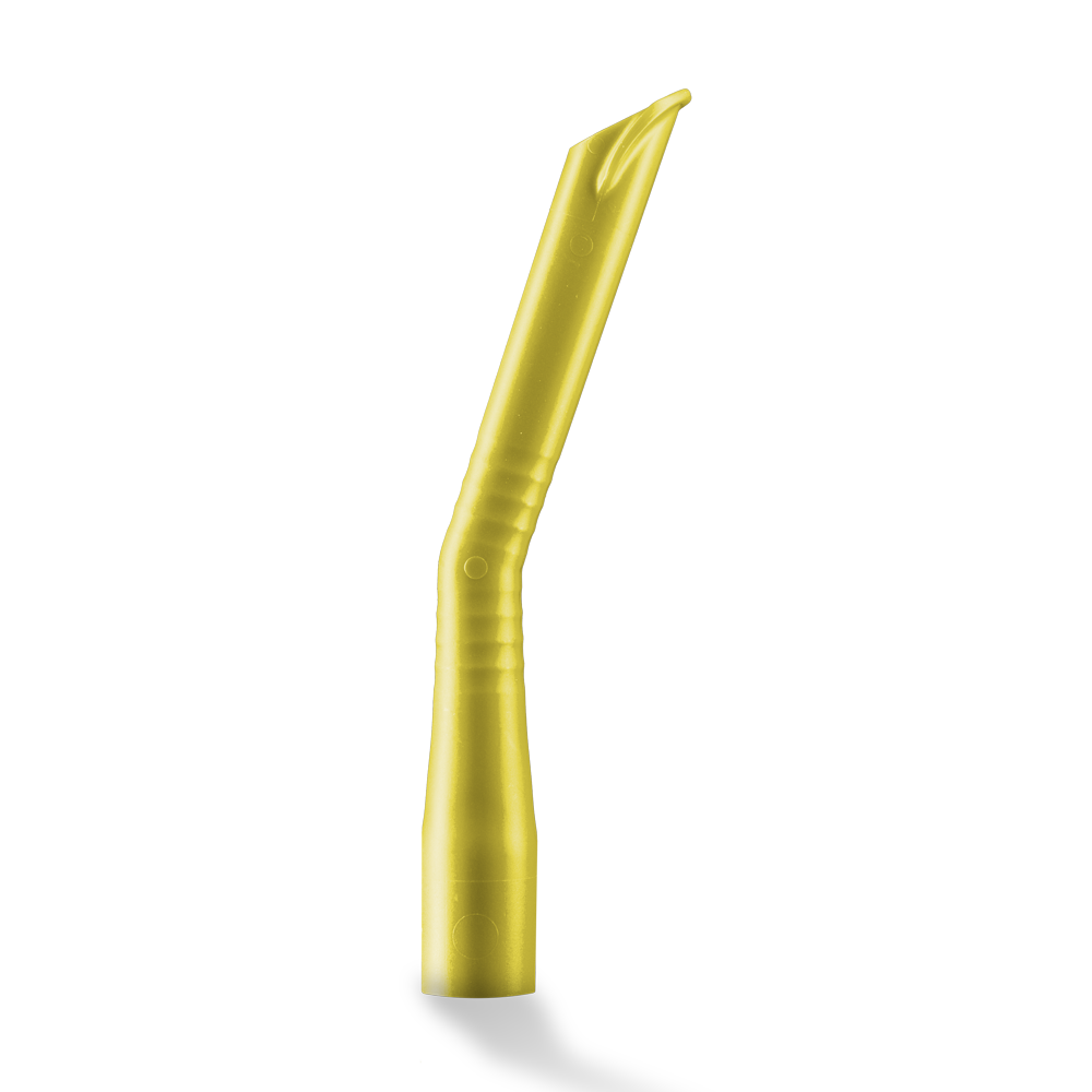 Cánulas de aspiración dental para adultos, talla 124 x 16 mm, color amarillo, Med-Comfort: comprar cánulas de aspiración para tratamientos dentales.