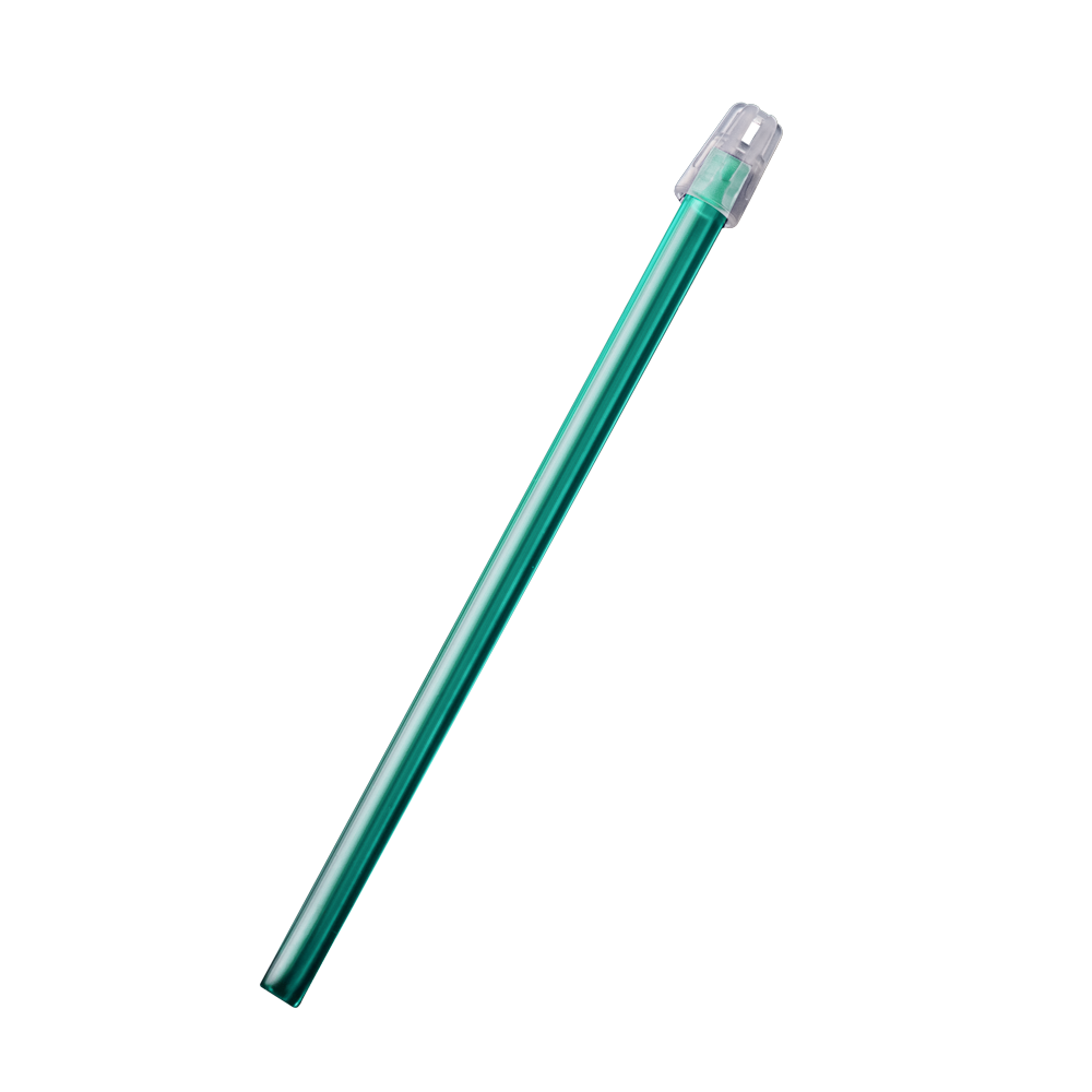 Eyector de saliva dental, longitud 130 mm, color verde: comprar eyector de saliva para tratamientos dentales.