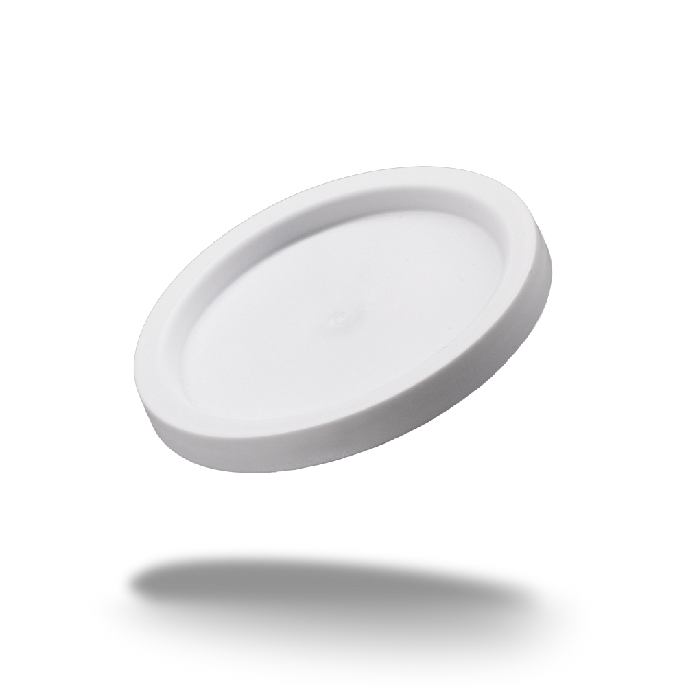 Tapa de PE para vasos de medicamentos, color blanco: comprar tapa para vasos de medicamentos para la toma de medicamentos o para la dosificación de líquidos y la dispensación de medicamentos como suministros de sala.