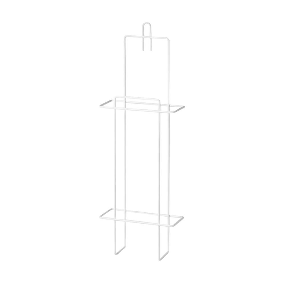 Soporte para bolsas higiénicas, 130 x 380 x 55 mm, blanco, cable