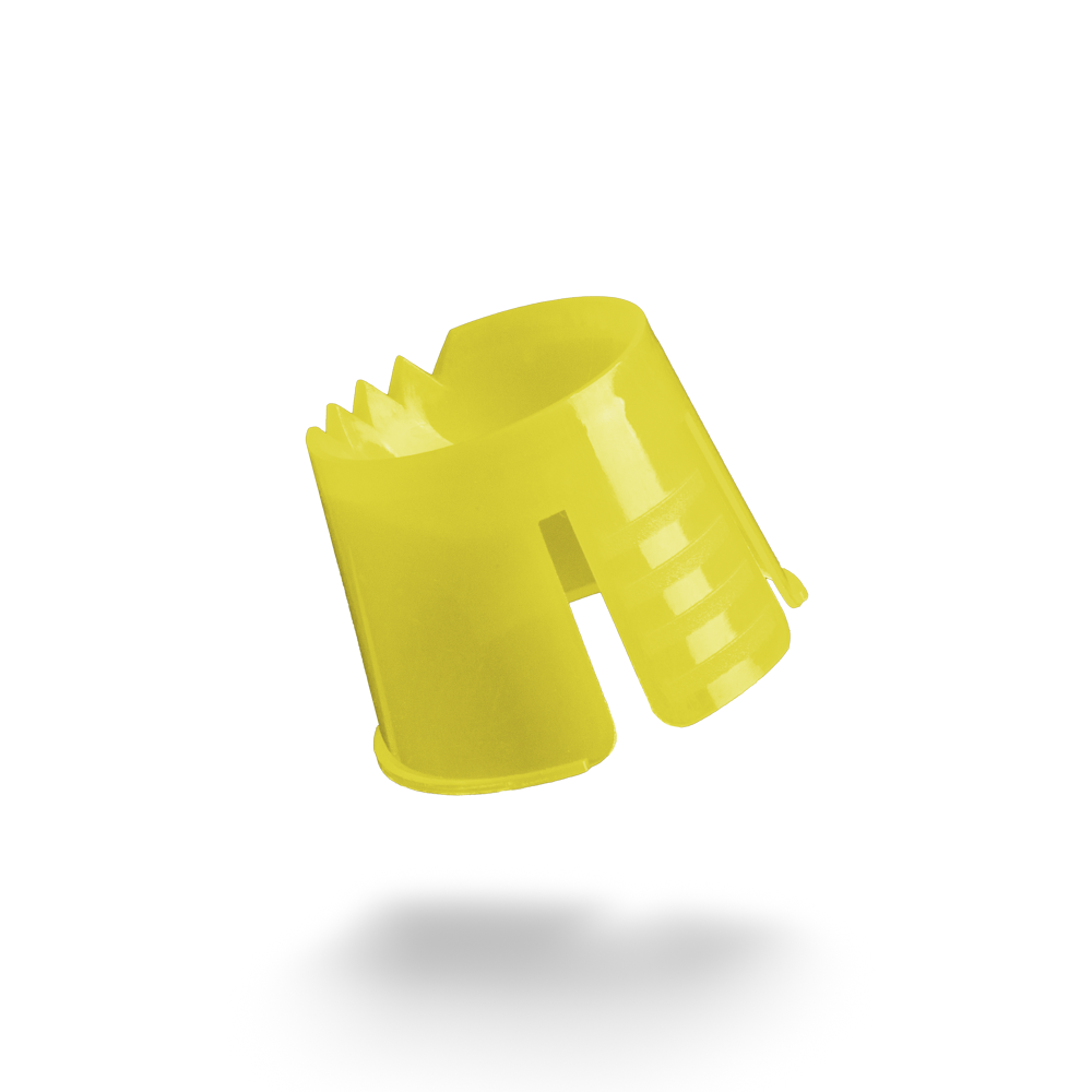 PP Contenedor de dappen desechable de PP, color amarillo, polipropileno: comprar contenedor de dappen para porcionar y mezclar limpiamente los materiales dentales para los tratamientos dentales.