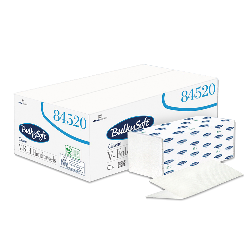 Toallas dobladas, color blanco, BulkySoft Premium 