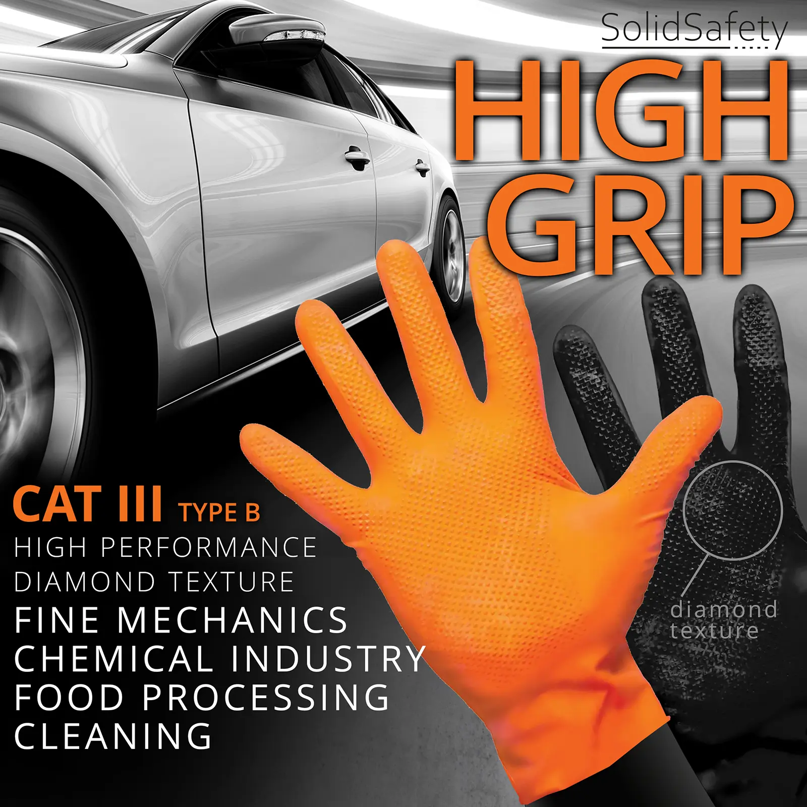 High Grip - Der Nitrilhandschuh für hohe Ansprüche