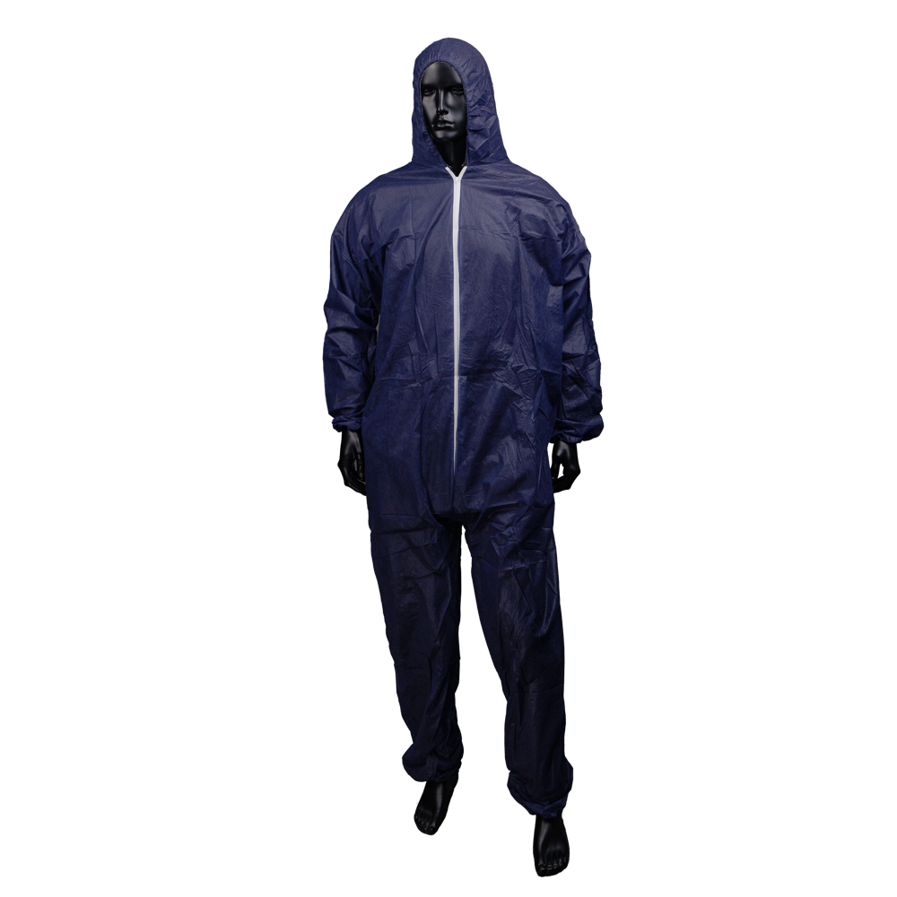 Mono de polipropileno, azul oscuro, talla XXL, Med-Comfort