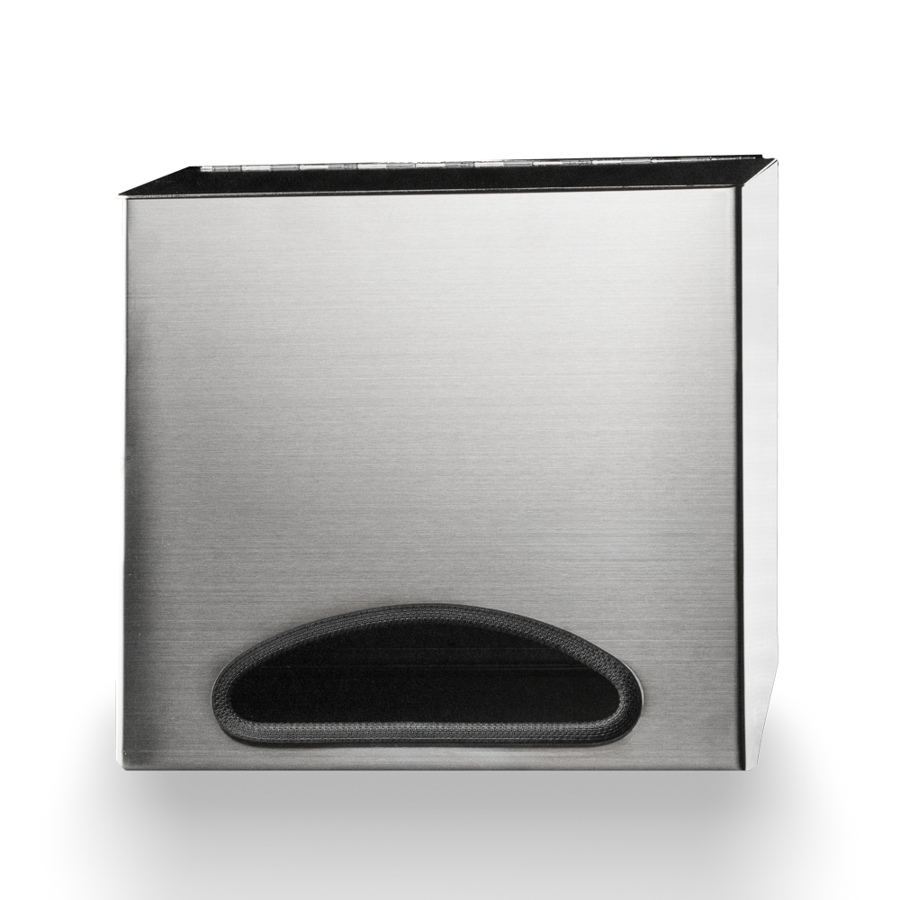 Dispensador universal, 300 x 300 x 140 mm, acero inoxidable