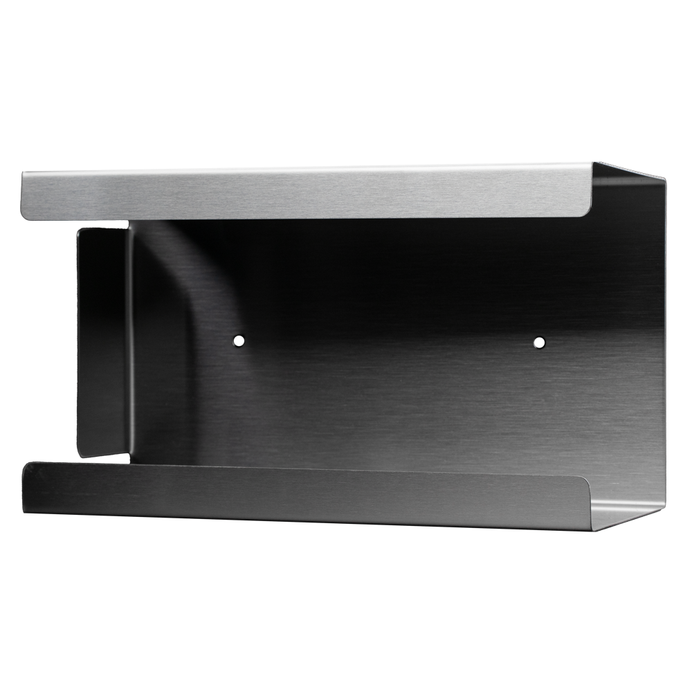 Dispensador de guantes desechables, soporte del dispensador de guantes, 250 x 135 x 95 mm, acero inoxidable: comprar el dispensador de acero inoxidable a juego para las cajas de guantes o las cajas estándar como accesorios para los desechables.
