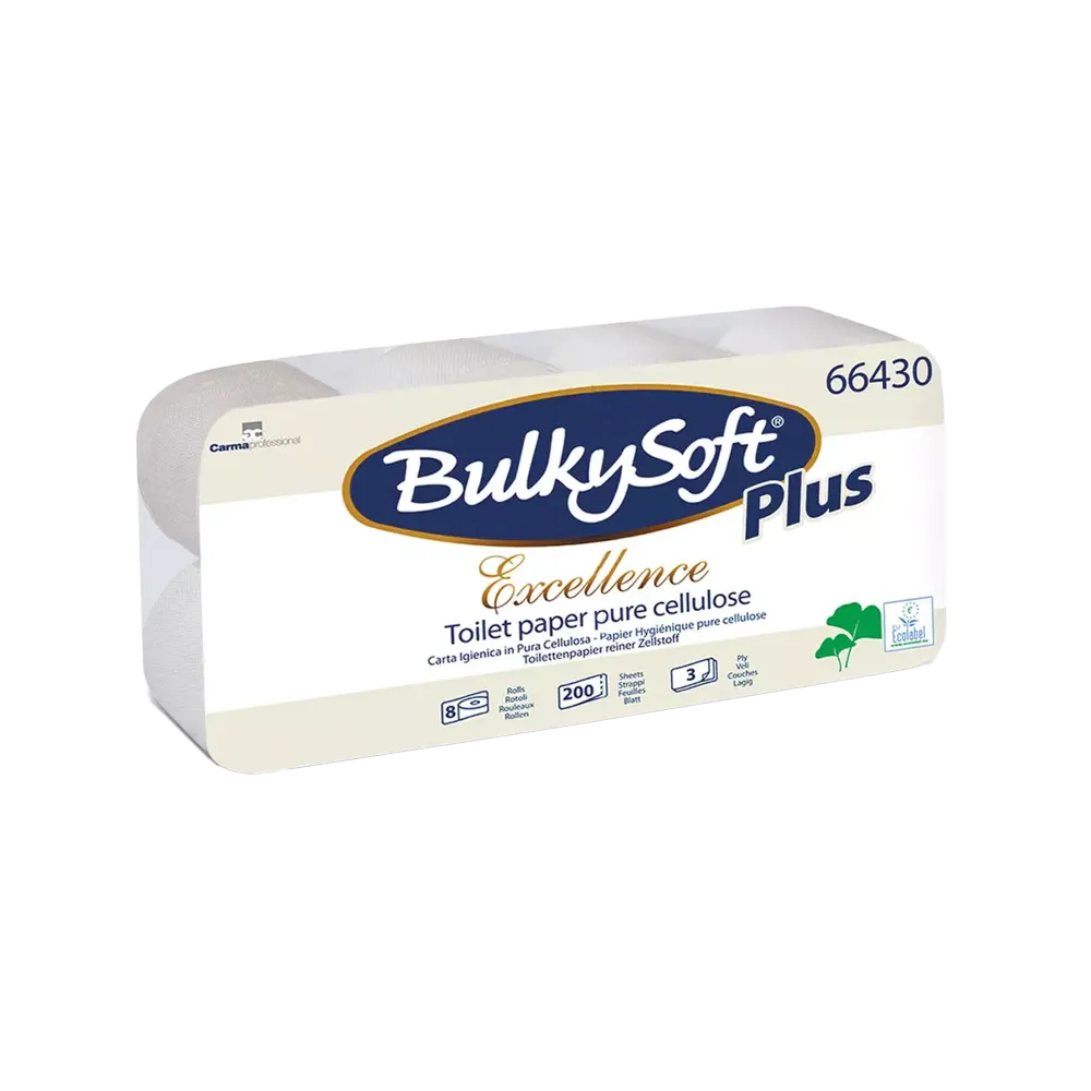 Papel higiénico Excellence, 3 capas, 96 rollos, BulkySoft