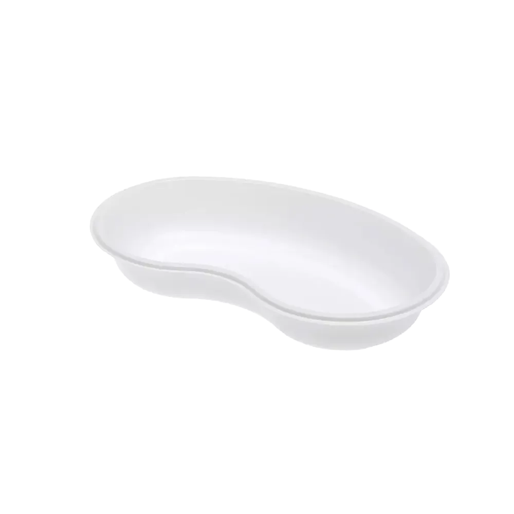 Bandeja desechable, color blanco, 250 x 150 x 40 mm, Med-Comfort