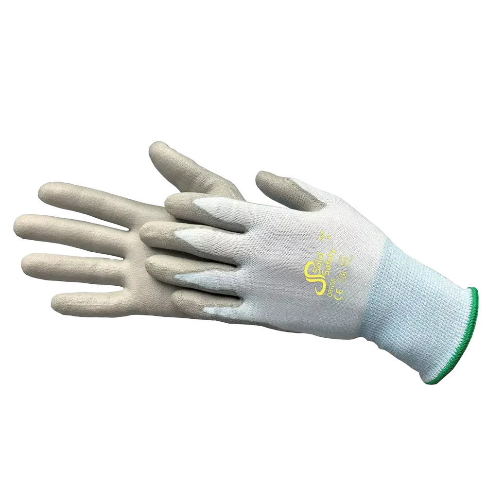 Guante resistente al corte, talla 11, gris, SolidSafety Cut Light: comprar guantes de trabajo resistentes al corte como EPI.