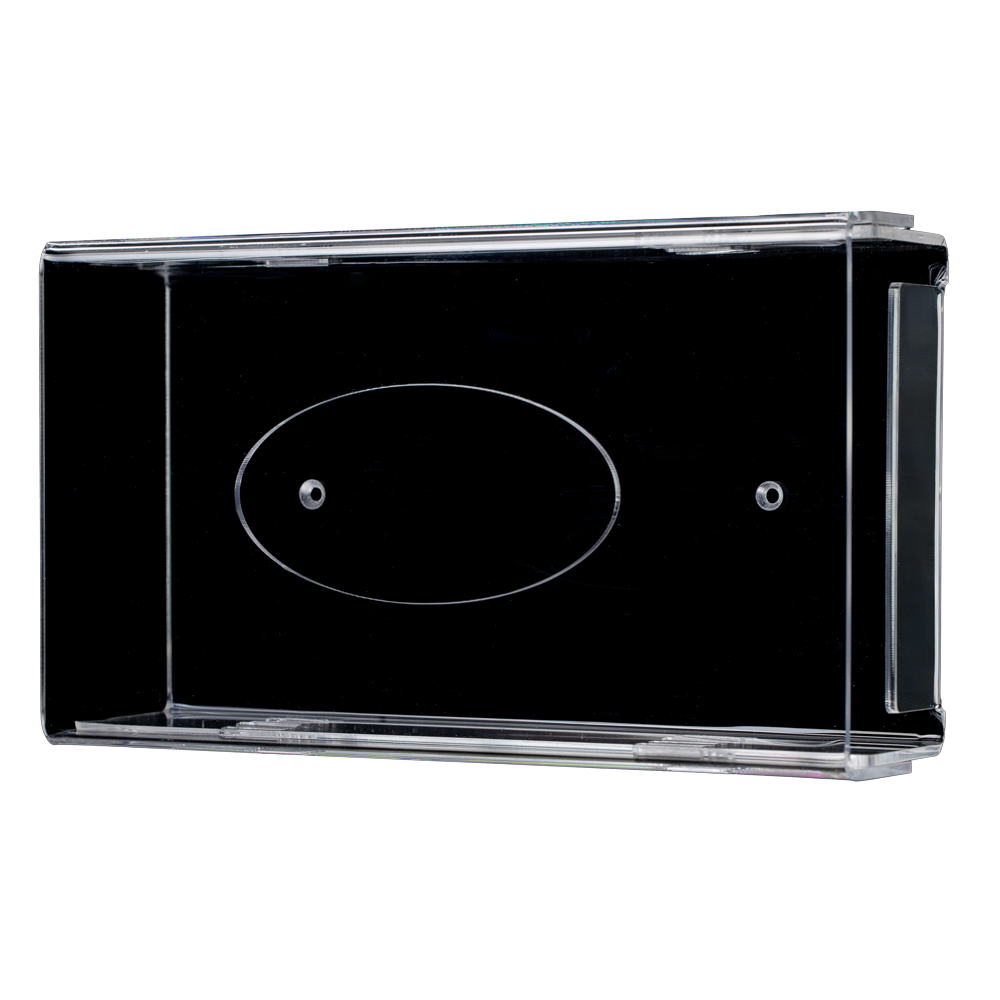 Dispensador de guantes desechables, soporte de dispensador de guantes, 250 x 135 x 55-90 mm, transparente, acrílico: comprar dispensador flexible y ajustable para la extracción higiénica y fácil de cajas de guantes.
