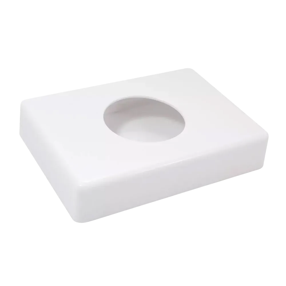 PP Soporte para bolsas higiénicas, 138 x 98 x 26 mm, blanco, polipropileno