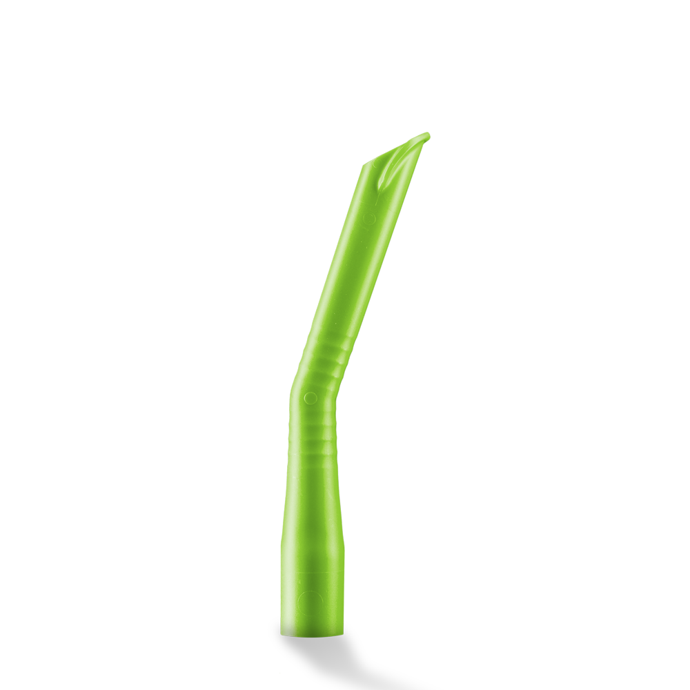 Cánulas de aspiración dental para niños, talla 108 x 16 mm, color lima, verde claro, Med-Comfort