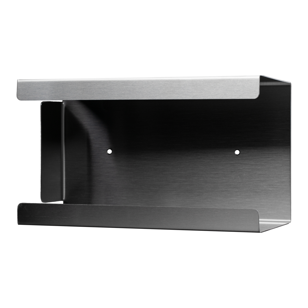 Dispensador de guantes desechables, soporte de guantes, 250 x 130 x 75 mm, acero inoxidable: comprar el dispensador de acero inoxidable a juego para cajas de guantes o cajas estándar como accesorio para desechables.
