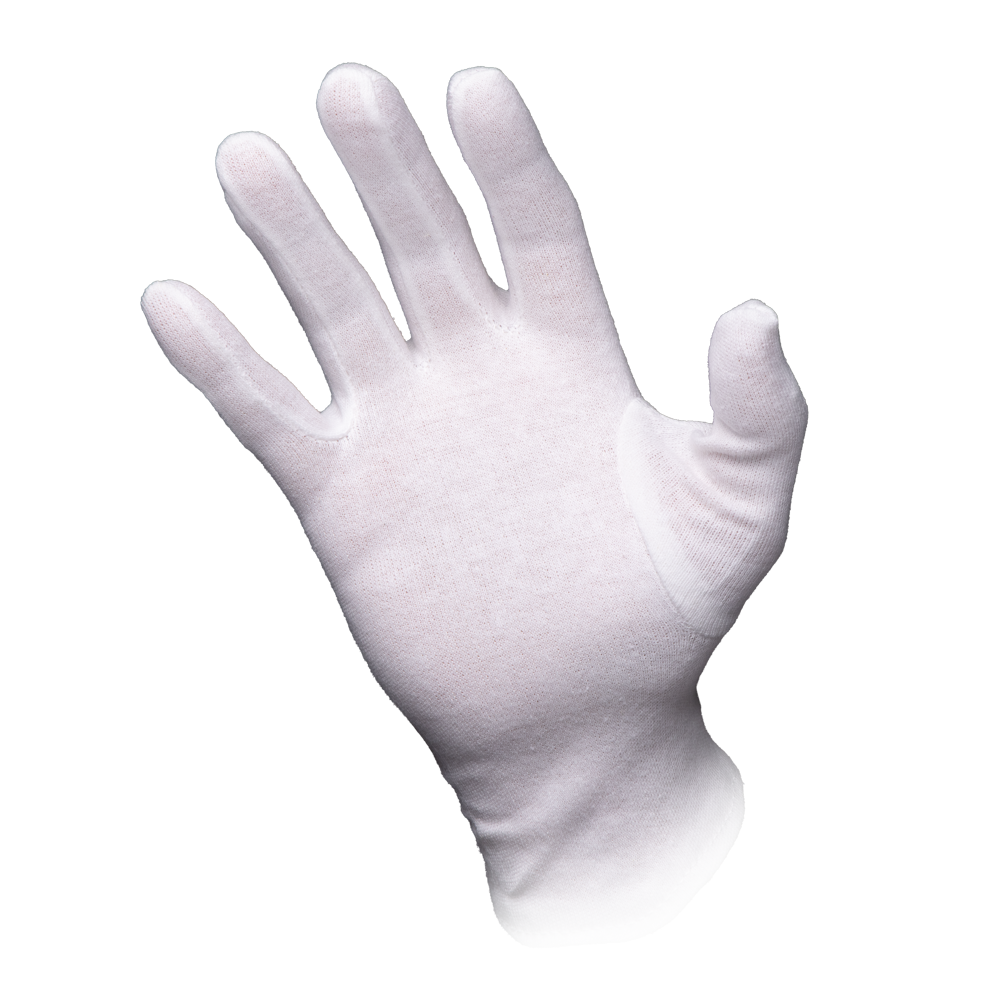 Guante interiores, talla 8, blanco, Eco-Plus: comprar guantes de jersey.